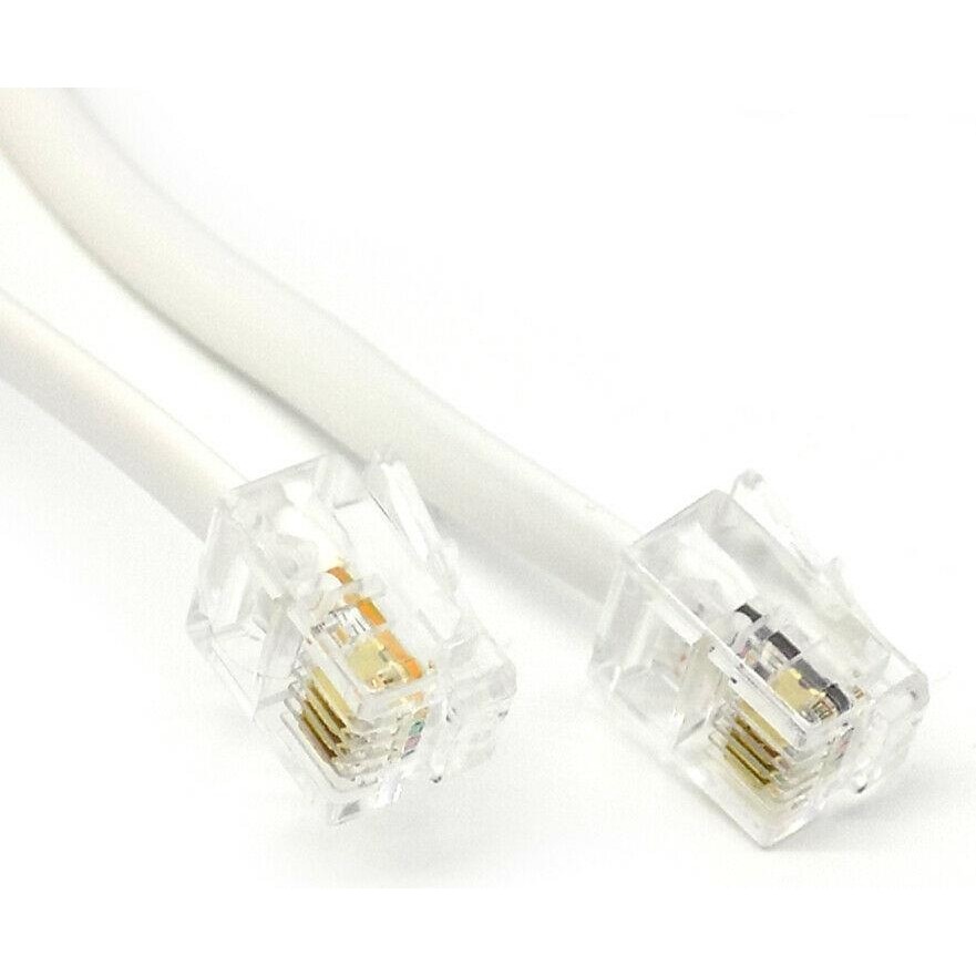 YKA 4 Pin Telefon Kablosu 5 Metre - Siyah Ağ / Network Kablosu Fiyatı
