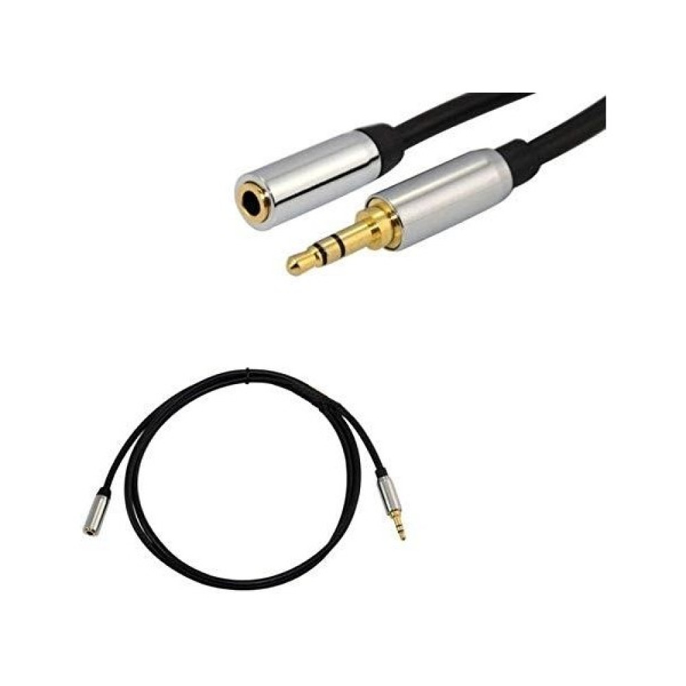 YKA Stereo Uzatma Kablo 1.5 Metre - Siyah Ses Kablosu Fiyatı