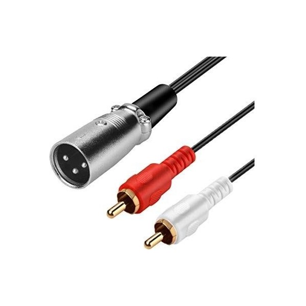 YKA Xlr Erkek -2 Rca Erkek Kablo 2 Metre Stüdyo ve Sahne Ekipmanları Fiyatı