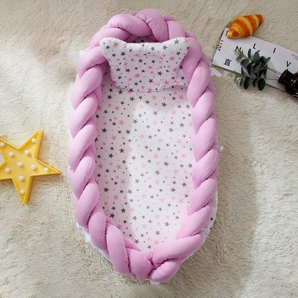 YKD Store Pamuklu Dokuma Katlanır Portatif Beşik Mor (Yurt Dışından) - 90×55×15cm Beşik Fiyatı