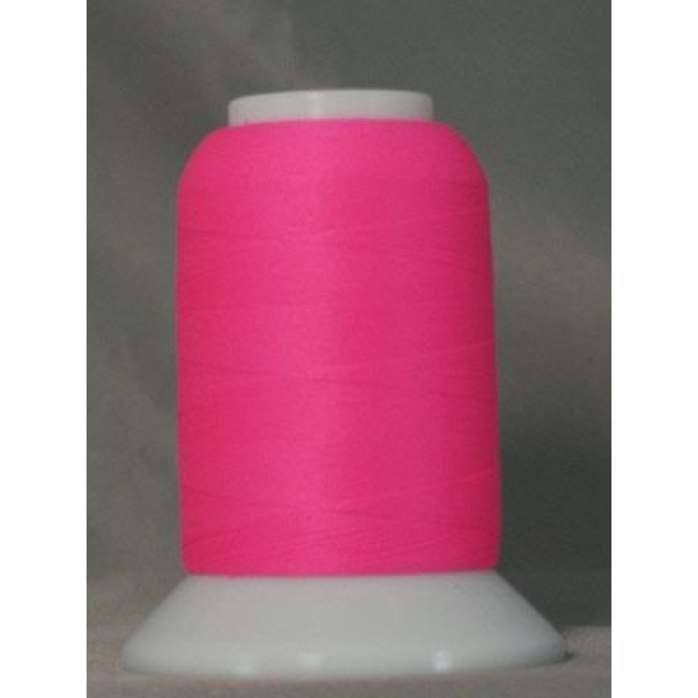 YLI Woolly Nylon Serger Thread 1000 Meters (Fluorescent Pink)