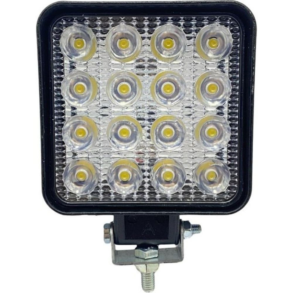 YLZ 8V-110V Çalışma Lambası Kare (16 x 3W Power Ledli) (109*109*28 Mm) Oto Boyaları Fiyatı