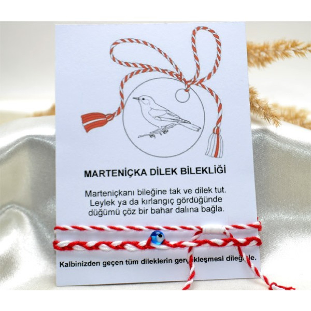 Y&M Perla Accessories Marteniçka Kırmızı Beyaz Ikili Mart İpi Saat ve Bileklik Aksesuarı Fiyatı