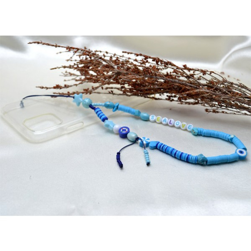 Y&M Perla Accessories Mavi Fimo Sea Love Telefon Charmı Cep Telefonu Aksesuarı Fiyatı