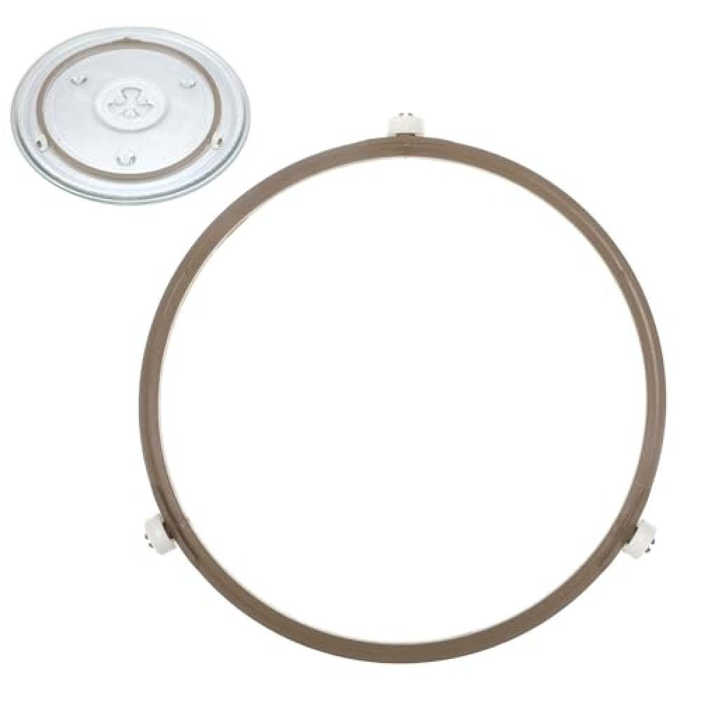 Ymapinc Microwave Turntable Ring 7.4 Inch Microwave Roller Ring with 14 mm Rollers Microwave Oven Tray Support Rotating Replacement Parts for Microwave Oven