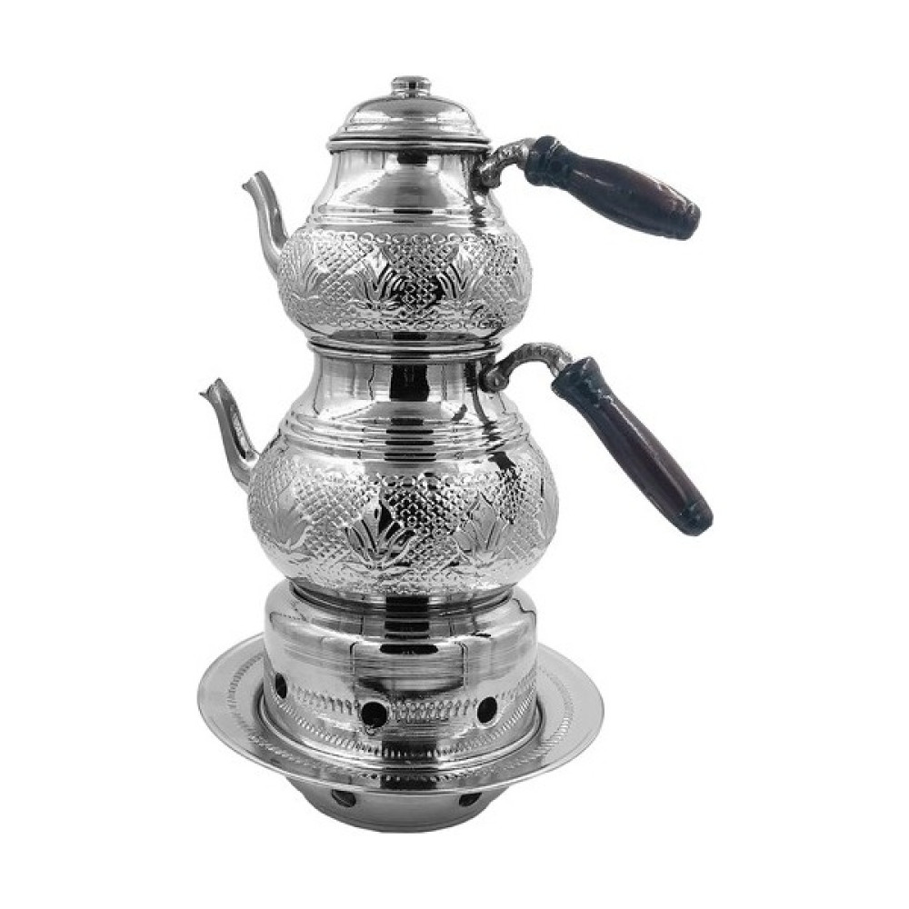 Ymn Bakırcılık Desenli Büyük Boy Bakır Çaydanlık Ymnbakır 09898919 Çaydanlık Çay / Çaydanlık Setleri Fiyatı