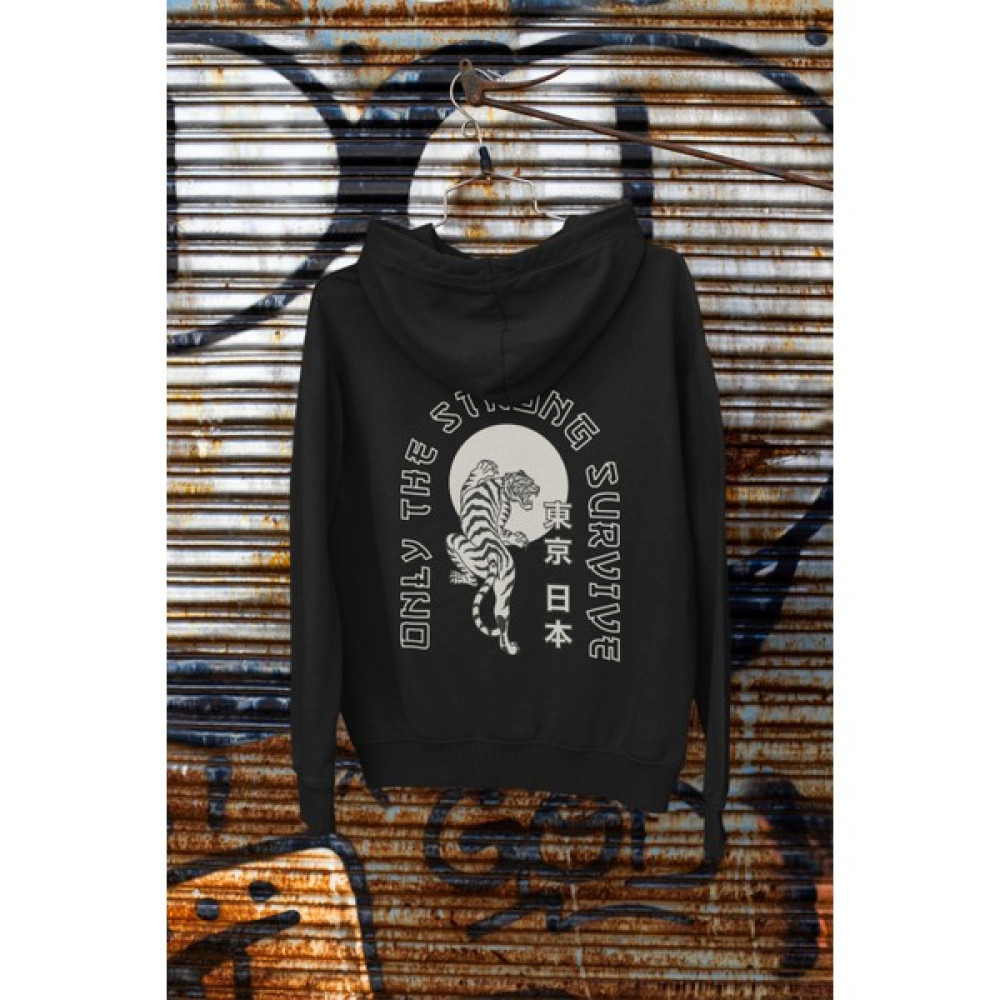Yoço Tiger Oversize Hoodie Erkek Sweatshirt Fiyatı