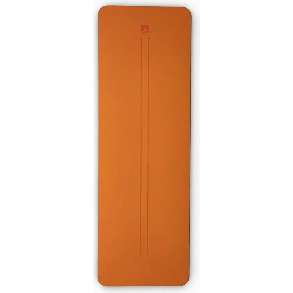 Yoga Mat 5mm Tpe Çift Çizgi Tasarım Turuncu Rebuwo Diğer Fiyatı