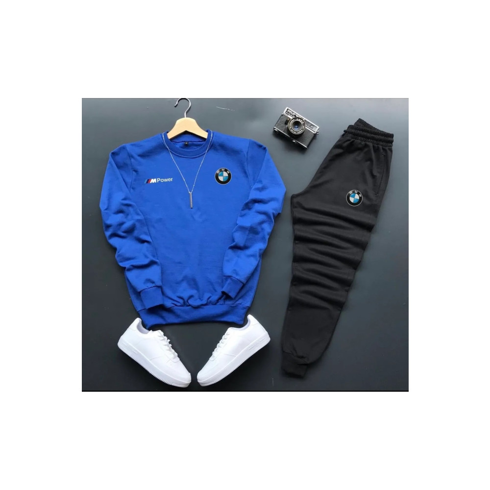 YOHO SPORT BMW Baskılı Original Ünisex Kışlık Sweatshirt ve Eşofman Altı 2 li Set Combin Takım L Beden Kadın Eşofman Fiyatı