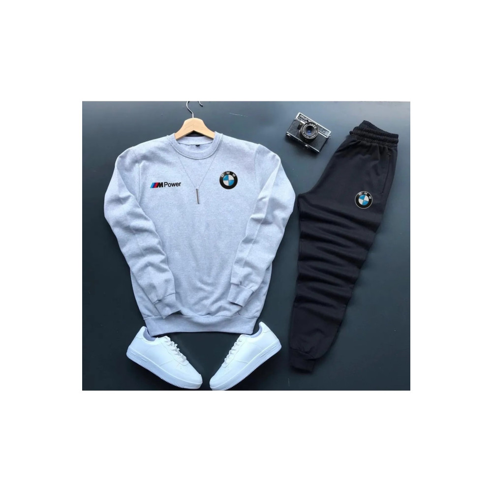 YOHO SPORT Bmw Mpower Baskılı Unisex Eşofman Takımı 2li set combin XL Beden Kadın Eşofman Fiyatı