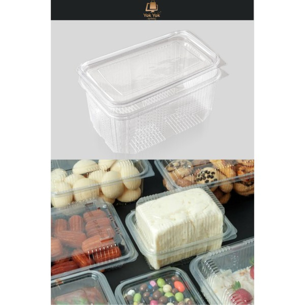 Yok Yok Ambalaj Plastik Sızdırmaz Kapaklı Kap 1000 gr cc 50 Adet - 1 Mutfak Sarf Malzemeleri Fiyatı