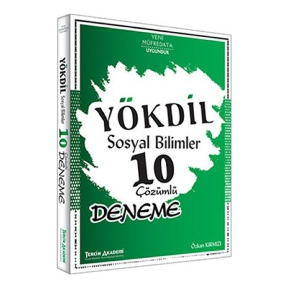 Yökdil 2019 Sosyal Bilimler Çözümlü 10 Deneme Sınavı - Özkan Kırmızı YDS Fiyatı