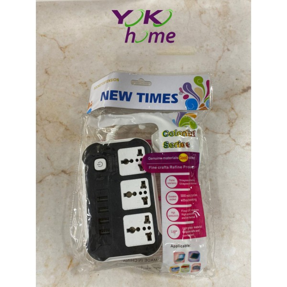 Yoko Home Isınma Koruma 3 Usb 5V- 3.4A 1.8 Mt Uzatma Kablolu Priz Prizler Fiyatı