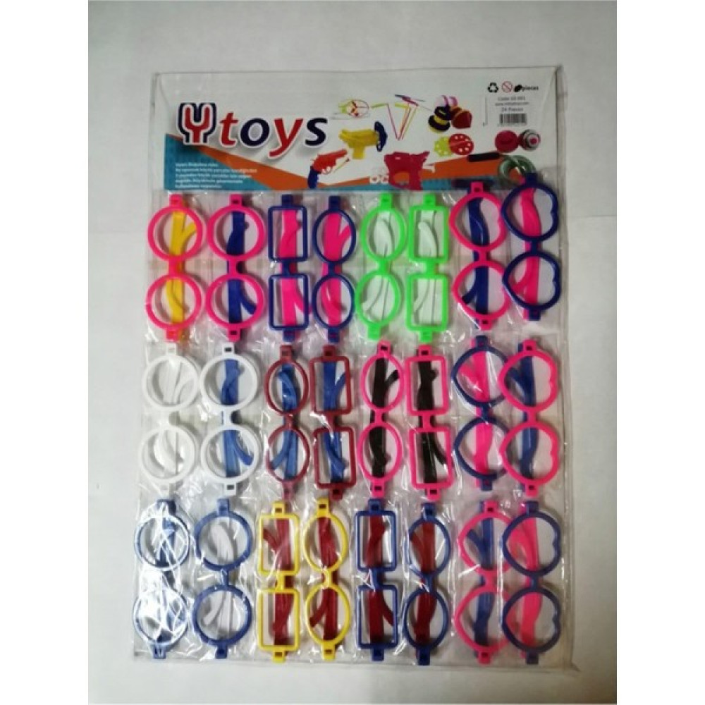 Yoko Toys Rengarenk Gözlük Oyuncak 24 Adet - Renkli Eğitici Oyuncak Fiyatı