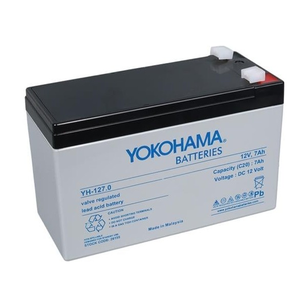 Yokohama YH-127.0 12 Volt 7 Amper Akü (150X65X90 Mm) SSD / Solid State Drive Fiyatı