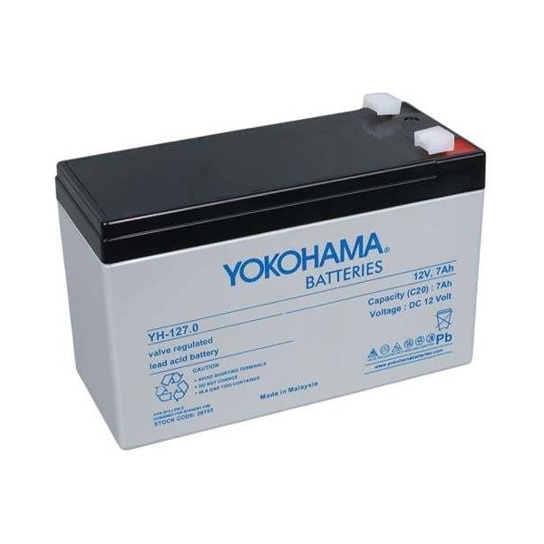Yokohama YH-127.0 12 Volt 7 Amper Akü (150x65x90 mm) SSD / Solid State Drive Fiyatı
