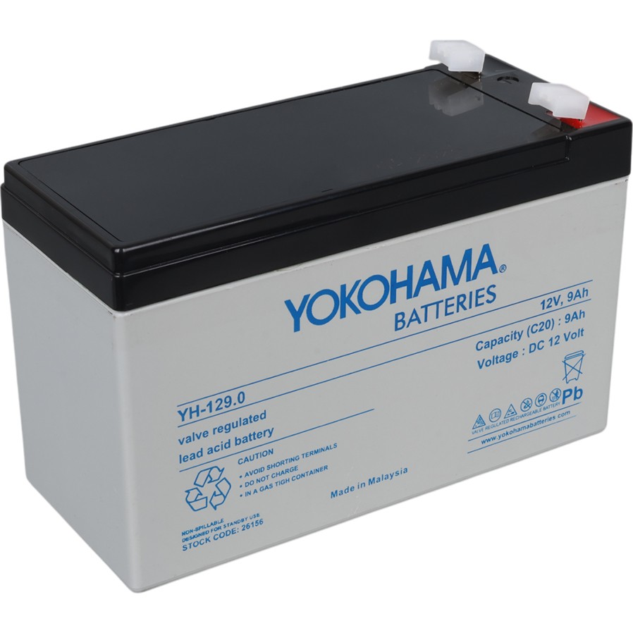 Yokohama YH-129.0 12 Volt - 9 Amper Akü (150X65x90 Mm) SSD / Solid State Drive Fiyatı