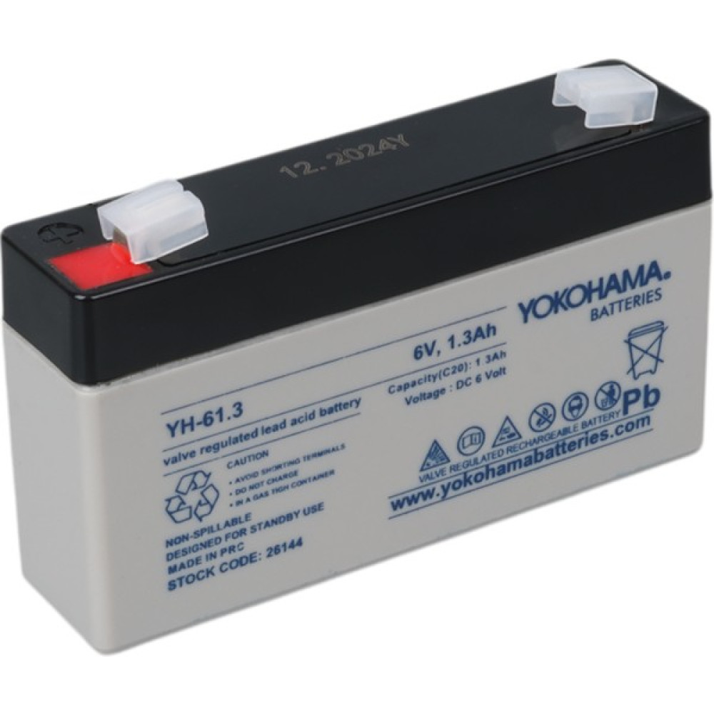 Yokohama Yh-61.3 6 Volt - 1.3 Amper Akü (98 x 25 x 52 Mm) Oto Boyaları Fiyatı
