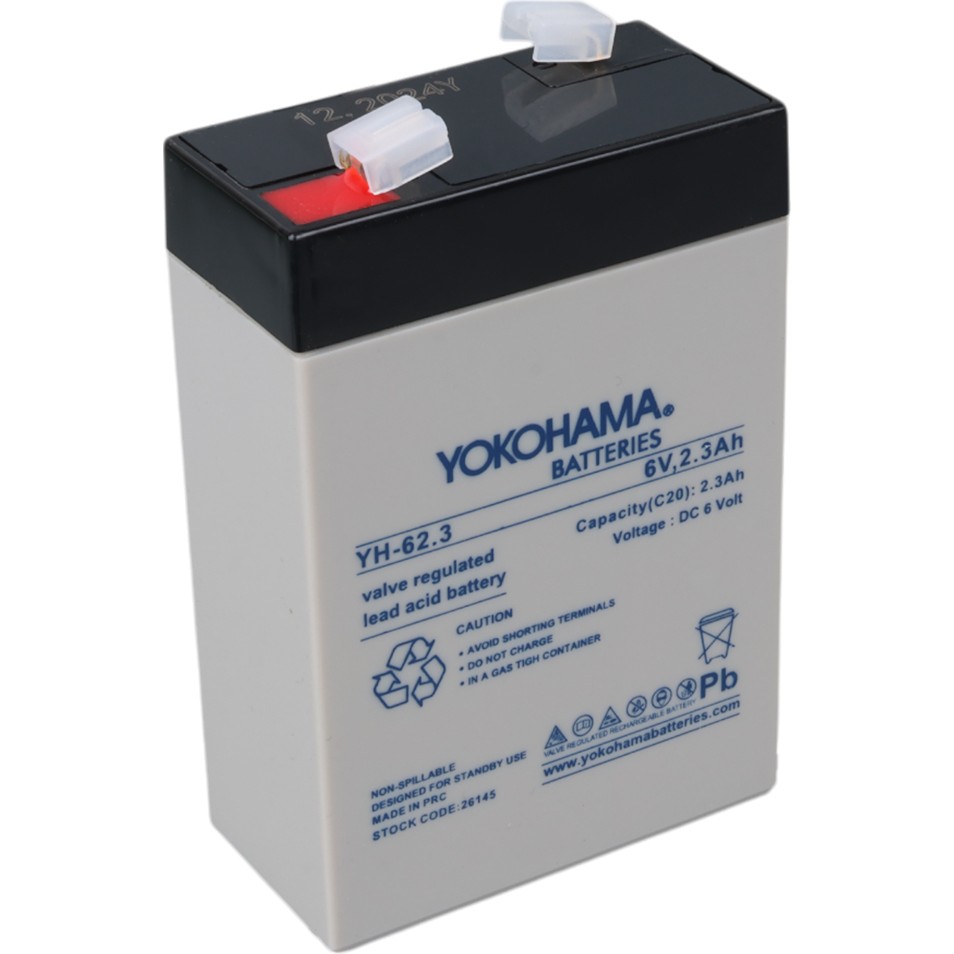 Yokohama Yh-62.3 6 Volt 2.3 Amper Akü 90X43X38 mm Yeni Tarihli Taze Akü Diğer Fiyatı