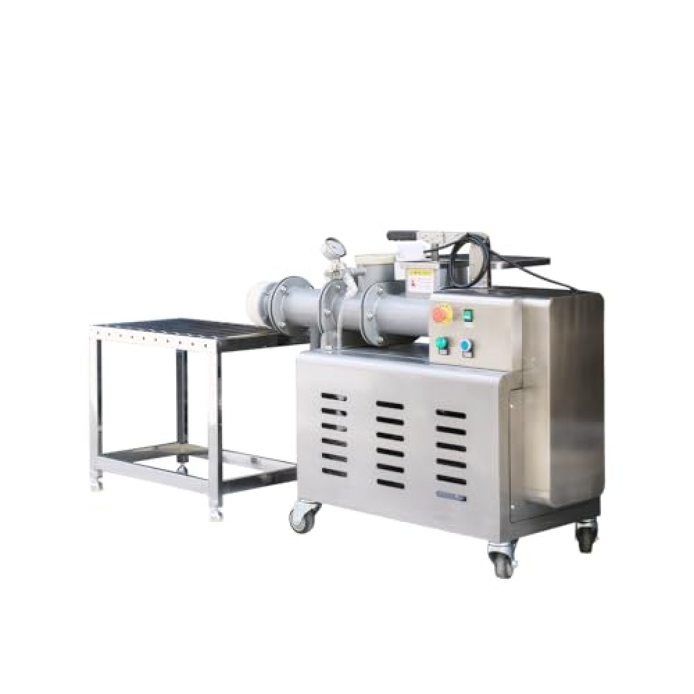 Yokoma Electric Ceramic Clay Mixer 220V Vacuum Pug Mill for Plastic Raw Materials Stainless Steel Double Axis Vacuum Extrusion Machine for Pottery Ceramic Craft Insdustry