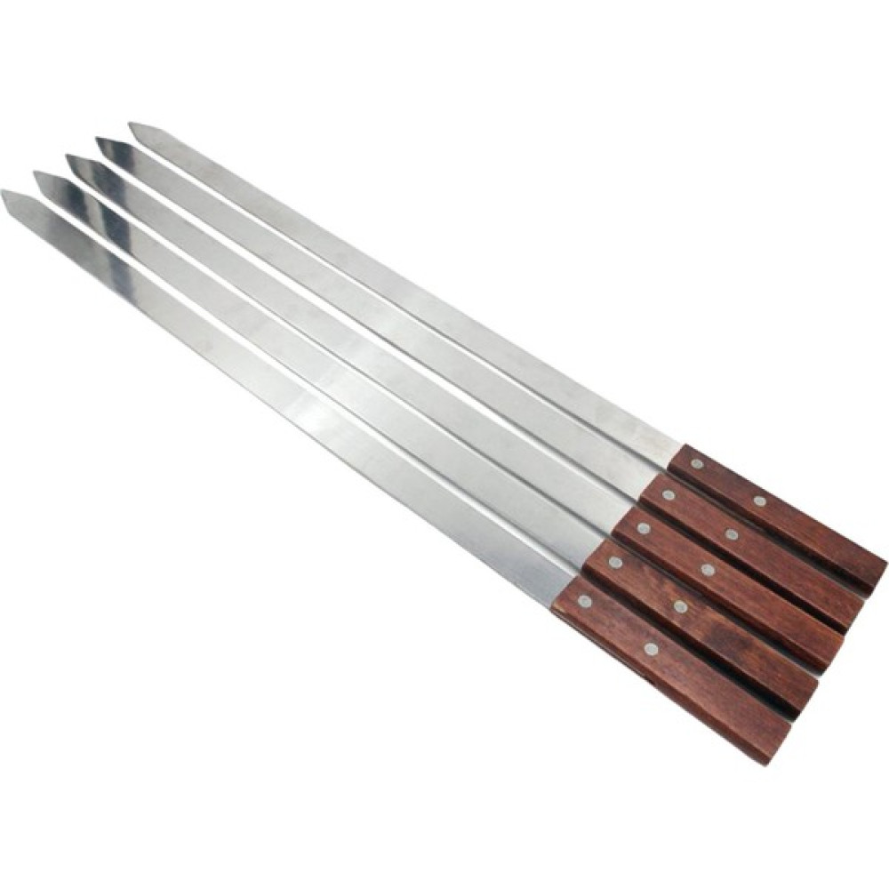 Yolanda Lot 5 Paslanmaz Çelik Barbekü Şişleri Çatal 23.6 "Düz Şişler Kebab Çubuğu (Yurt Dışından) Bahçe Mangalı & Barbekü Fiyatı