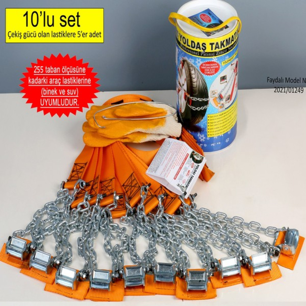 Yoldaş Takmatik Gold Set - 10 Lastik Zinciri Fiyatı
