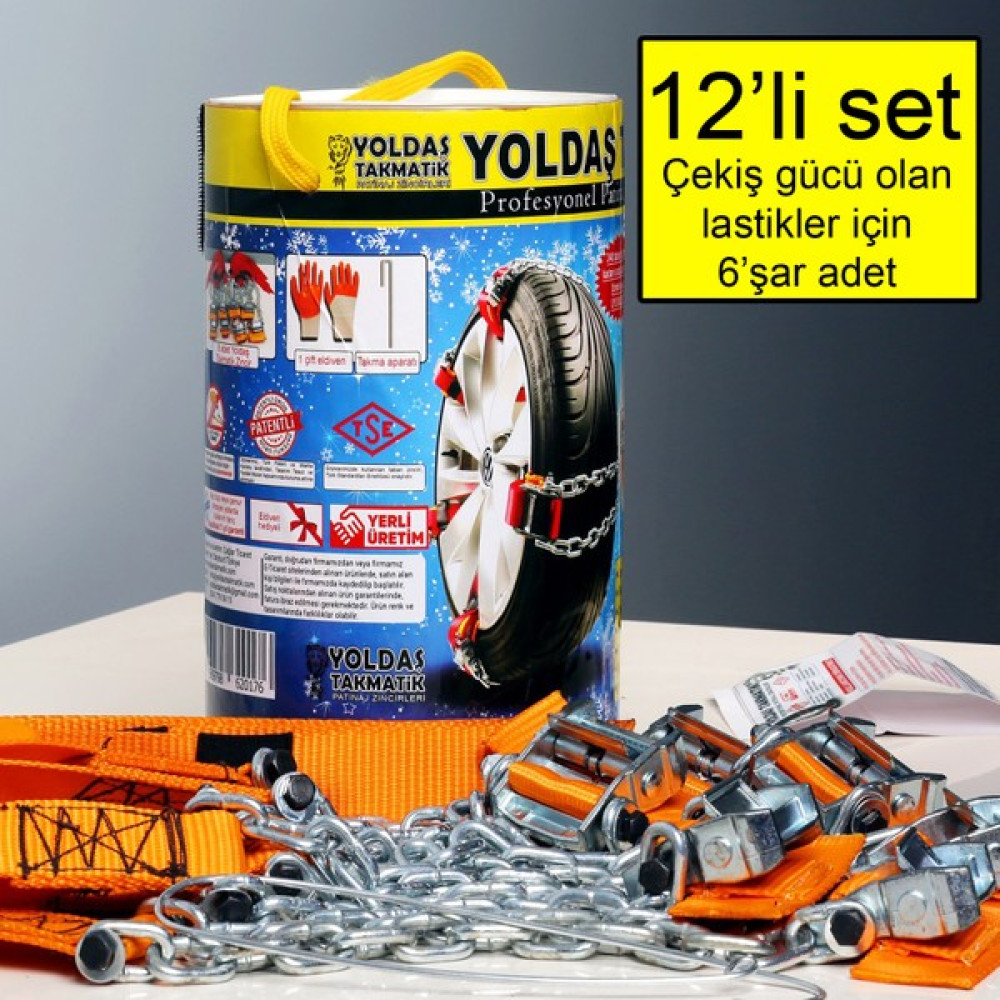 Yoldaş Takmatik Gold Set - 12 Lastik Zinciri Fiyatı