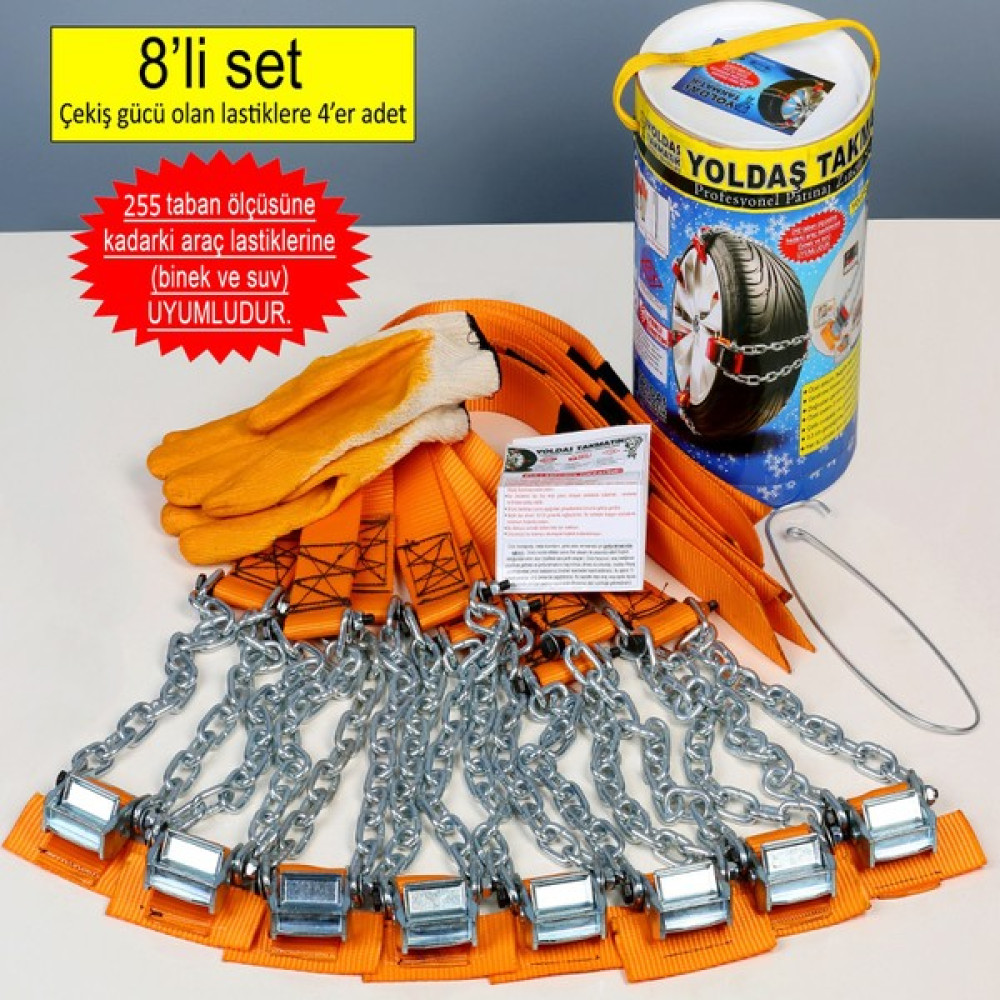 Yoldaş Takmatik Gold Set - 8 Lastik Zinciri Fiyatı