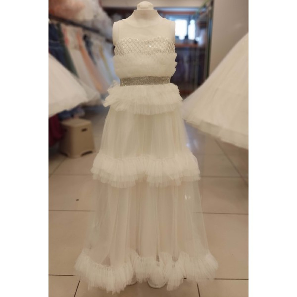 Yonca Çocuk Daisy Girls 048 Büzgülü Çocuk Abiye Elbise Fiyatı
