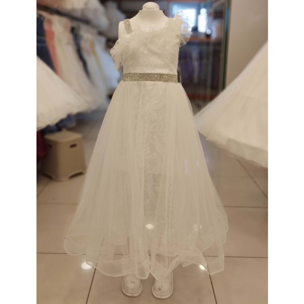Yonca Çocuk Daisy Girls 2114 Tek Omuz Dantelli Çocuk Abiye Elbise Fiyatı