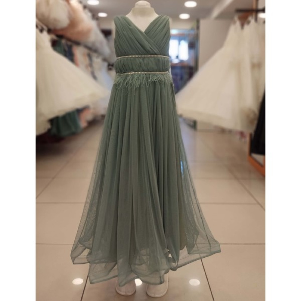 Yonca Çocuk Daisy Girls 8128 Çapraz Çocuk Abiye Elbise Elbise Fiyatı