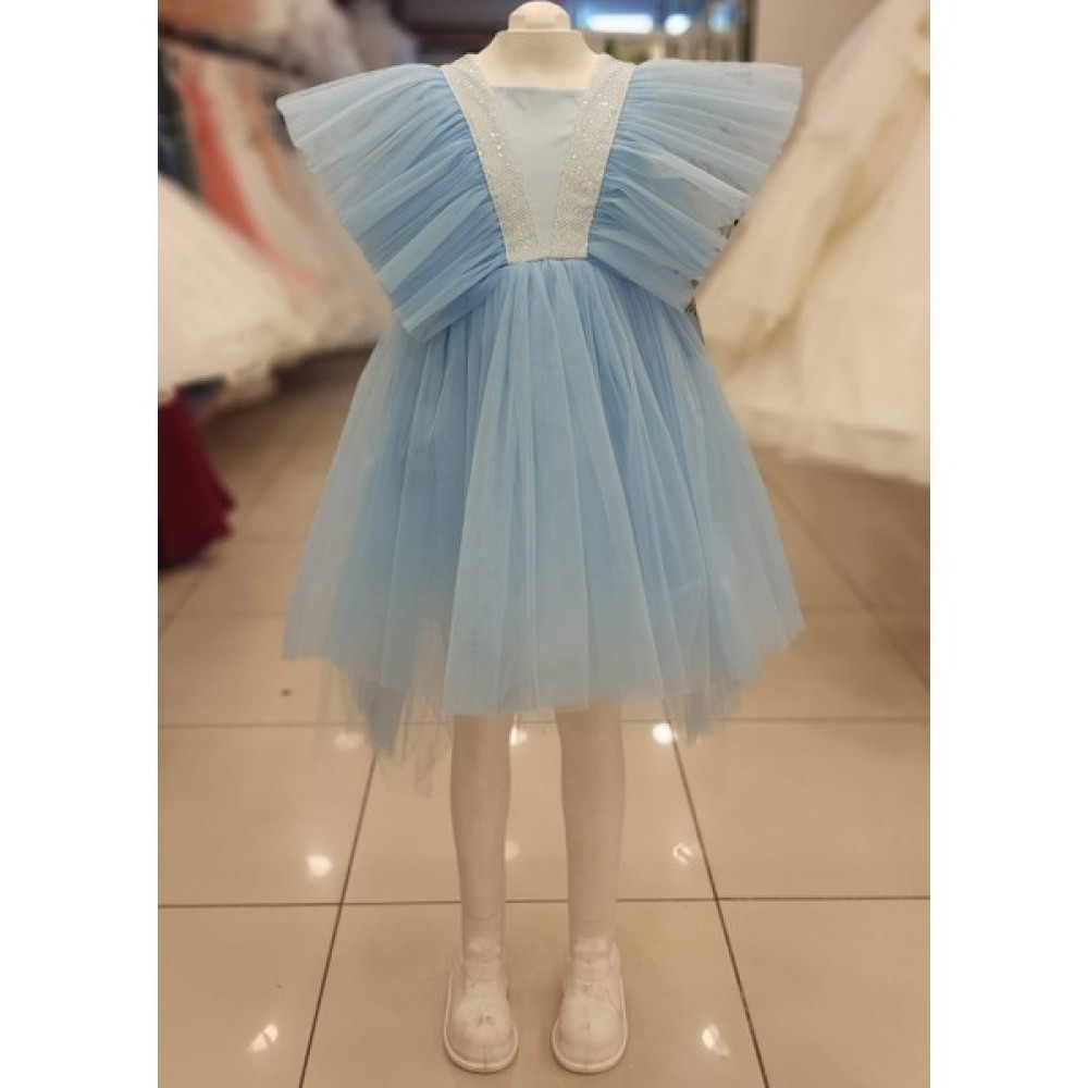 Yonca Çocuk Daisy Girls 8989 Kuyruklu Payetli Çocuk Abiye Elbise Fiyatı
