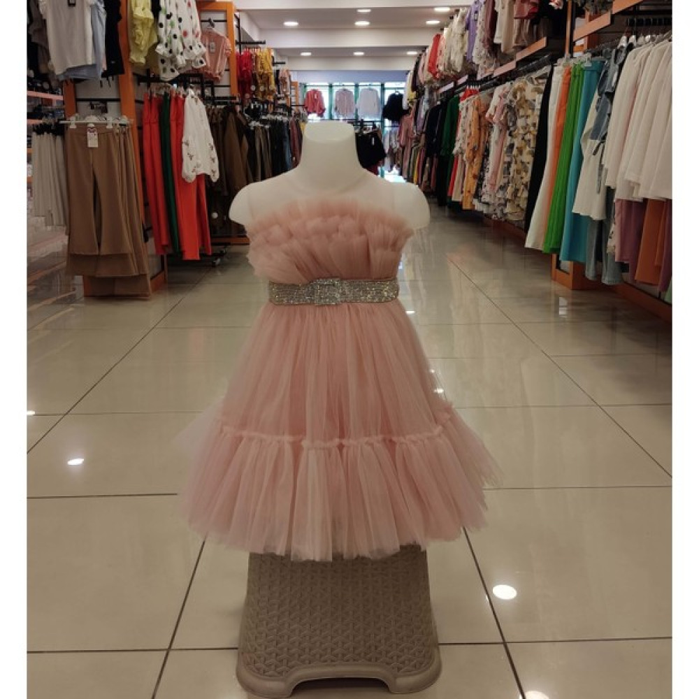 Yonca Çocuk Daisygirls Kids 8987 Fırfırlı Kız Çocuk Abiye Elbise Fiyatı