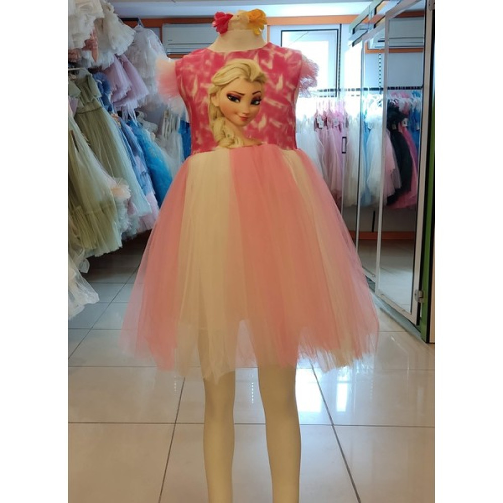 Yonca Çocuk Lumia Kids 0814 Kız Çocuk Elsa Elbisesi Kız Çocuk Elbise Fiyatı