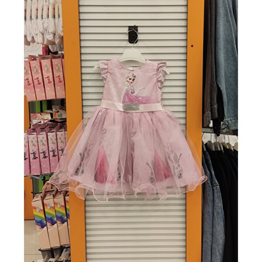 Yonca Çocuk Midikon Kids 0565 Kız Çocuk Elsa Elbise Kız Çocuk Elbise Fiyatı