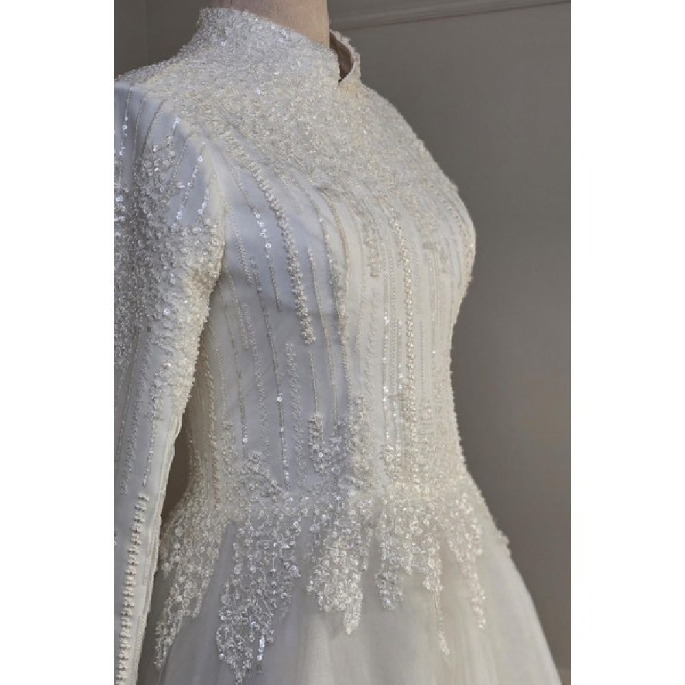 Yonca Moda Evi Store Beyaz Yonca Gelinlik 2414 Gelinlik Fiyatı