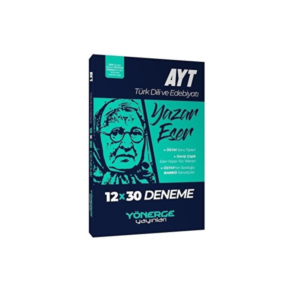 Yönerge Yayınları 2023 Yks Ayt Türk Dili ve Edebiyatı Yazar Eser 12X30 Deneme Yönerge Yayınları Temel Yeterlilik Testi (TYT) Fiyatı