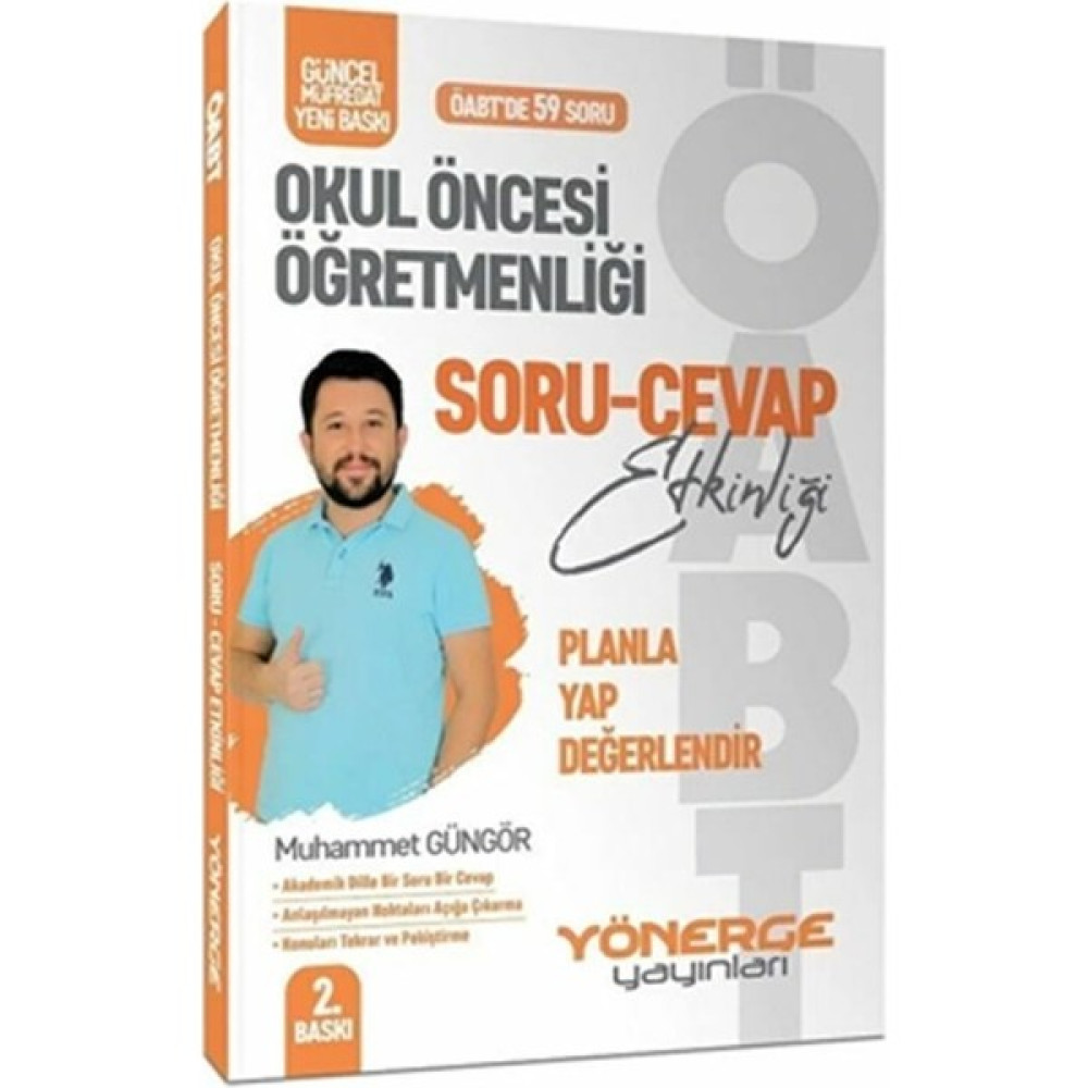 Yönerge Yayınları Öabt Okul Öncesi Öğretmenliği Soru Cevap Etkinliği Ders Sınav Kitapları Fiyatı