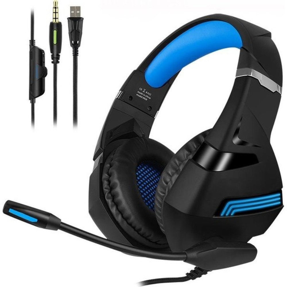 Yookie Profesyonel Oyuncu Kulaklığı Telefon Uyumlu Kulaküstü Gaming Kulaklık Siyah Renkli LED Pc/ps4/xbox Uyumlu - Siyah - Mavi Kulak Üstü Kulaklık Fiyatı