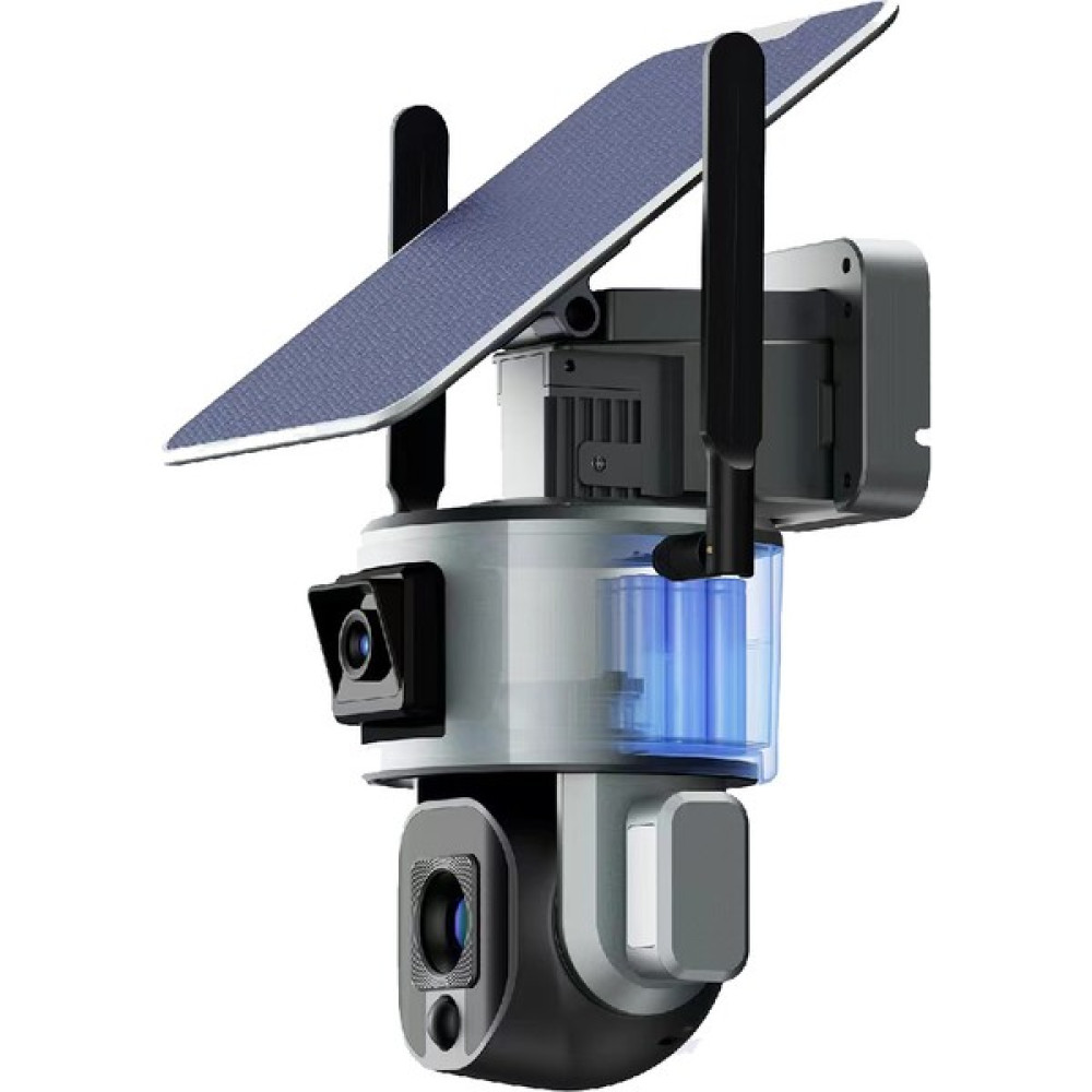 Yoosee Çift Kameralı Bir Geniş Açı Bir Optik 10X Zoom 4g Sim Kart ile Çalışan Solar Güneş Panelli Alarmlı Güvenlik Kamerası Güvenlik Kameraları Fiyatı