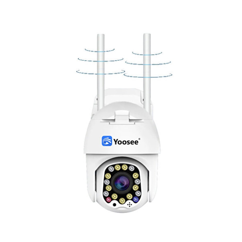 Yoosee Polis Çakarlı Flash Led'li 1080p FHD Gece Renkli Görüşlü Profesyonel Güvenlik Kamerası Güvenlik Kameraları Fiyatı
