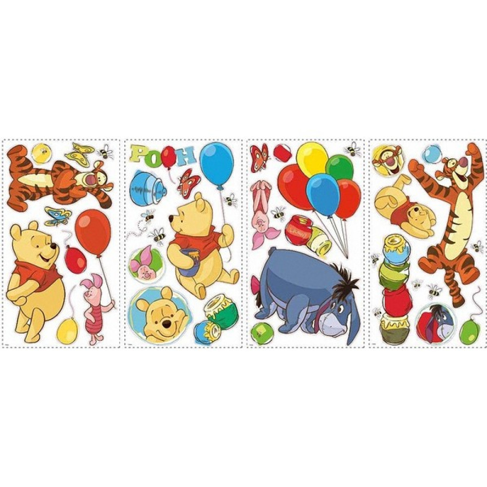 York Roommates RMK1498SCS Winnie The Pooh Duvar Sticker - 15 x 20 cm - Renkli Sticker Fiyatı