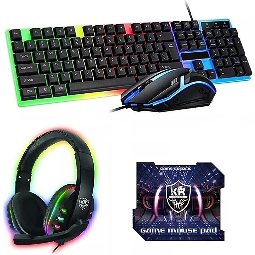 Yoro V8 Mikrofonlu Oyuncu Kulaklığı Yeni Rgb LED Işıklı Kulaklık Yoro Diğer Fiyatı