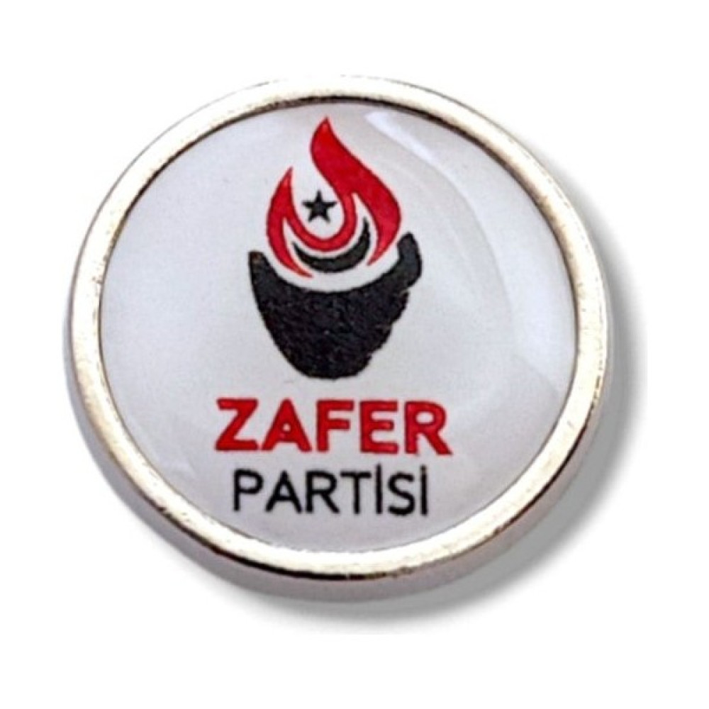 Yörük Tasarım Zafer Partisi Yaka Rozeti Damla Mineli Rozet Fiyatı