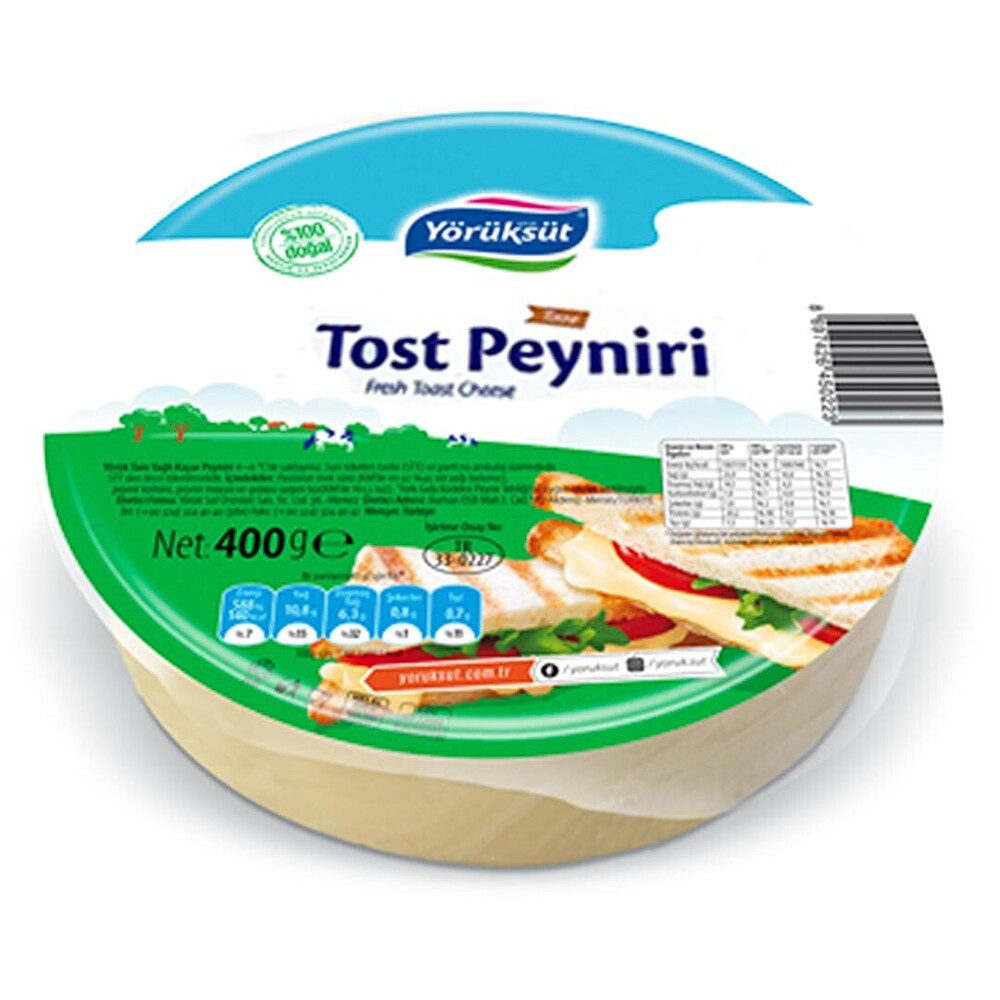 Yörüksüt Tost Peyniri 400 Gr Peynir Fiyatı