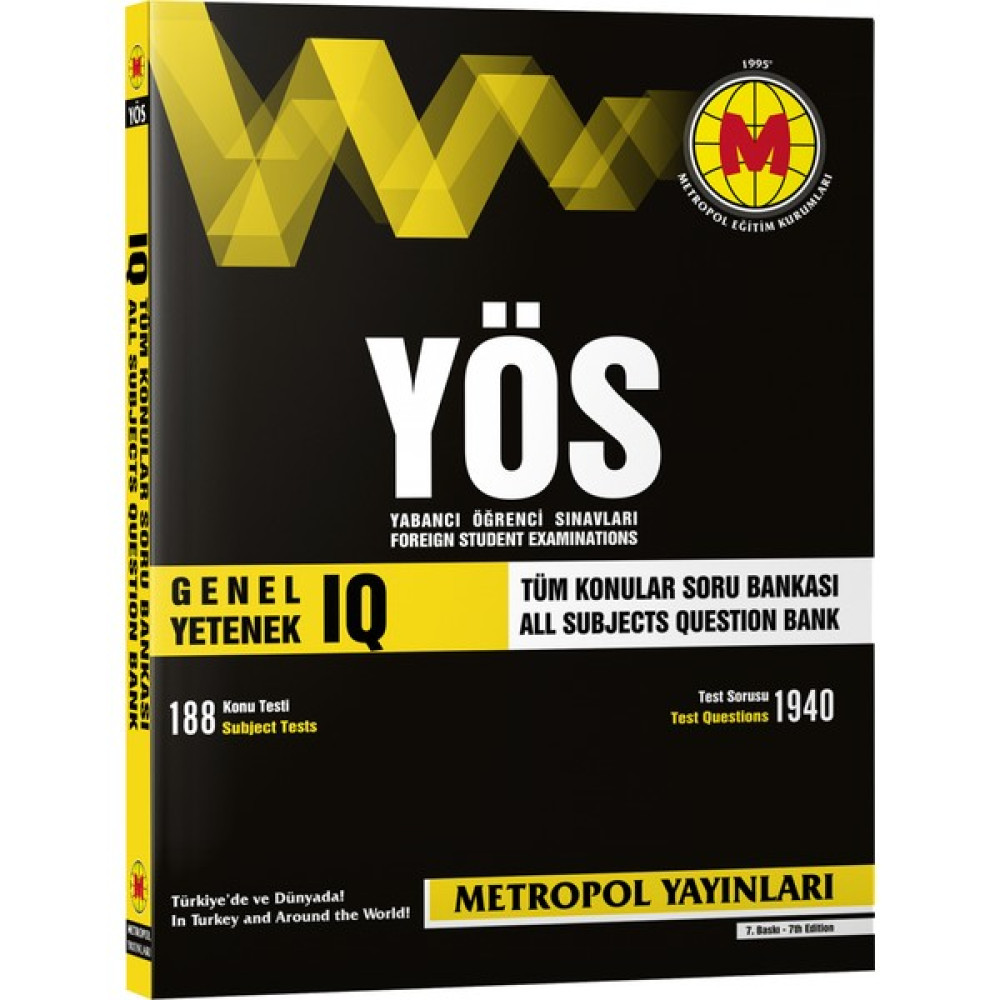 Yös Genel Yetenek (Iq) Tüm Konular Soru Bankası KPSS Fiyatı
