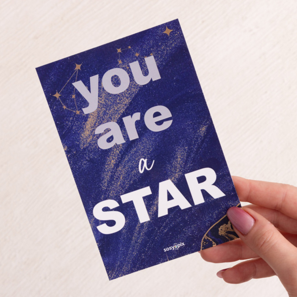 You are a Star Motto Kartı Hediyelik Eşya Fiyatı