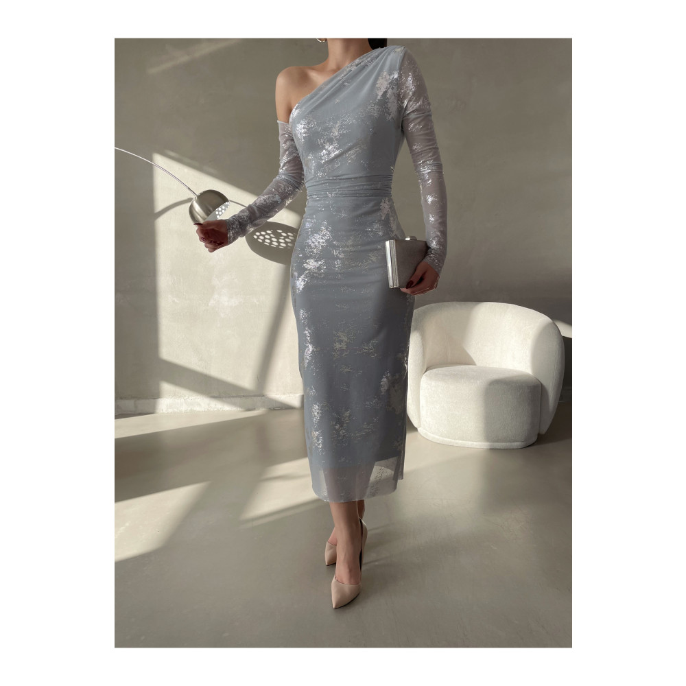YouLikeButik ELBİSE VARAK DETAY TÜL ELBİSE S Beden Elbise Fiyatı