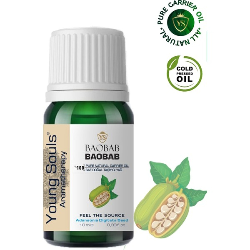 Young Souls Aromatherapy Baobab Carrier Oil Baobab Bitkisel Taşıyıcı Yağ 10 ml Oto Boyaları Fiyatı