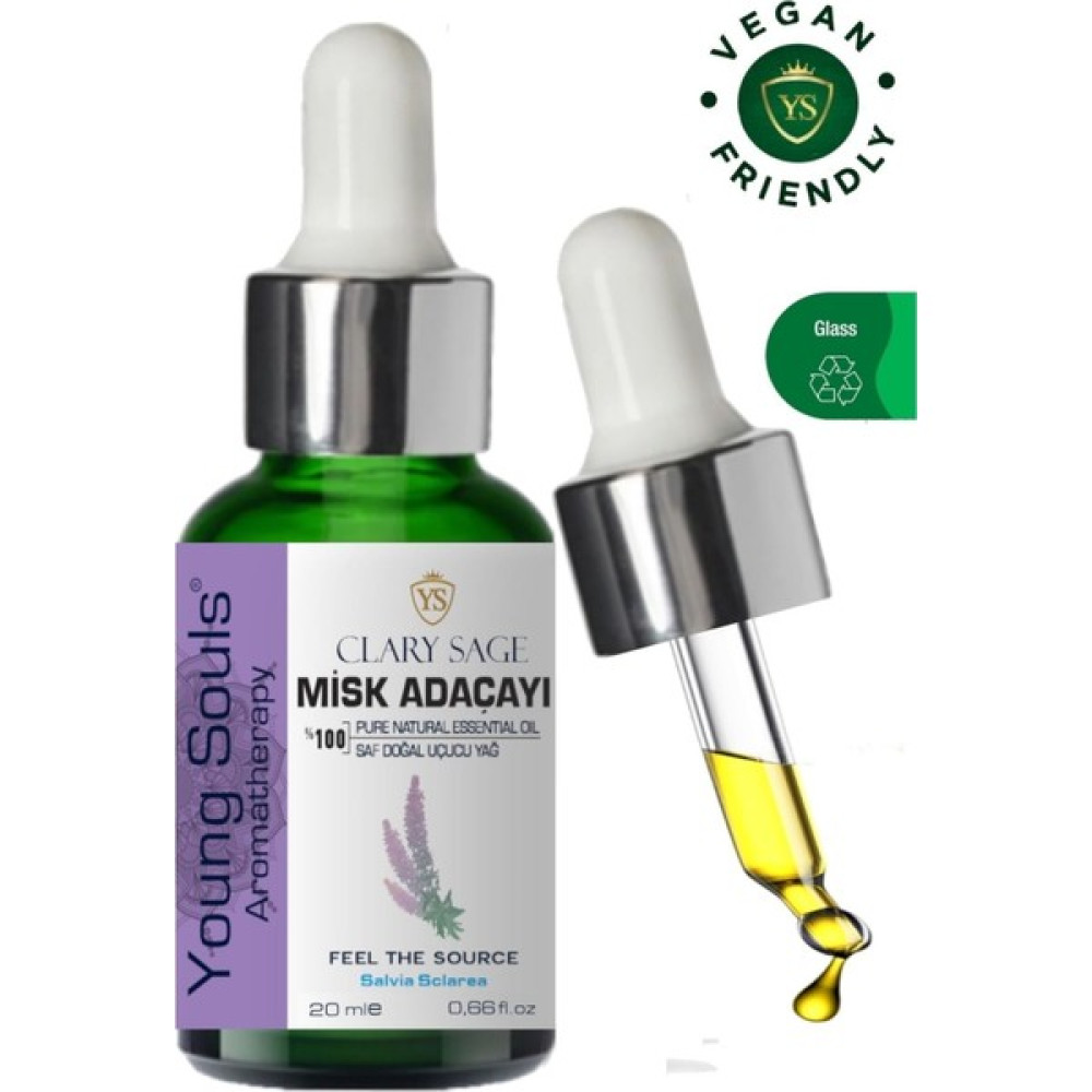 Young Souls Aromatherapy Clary Sage Essential Oil Misk Adaçayı Uçucu Yağ 20 ml Oto Boyaları Fiyatı